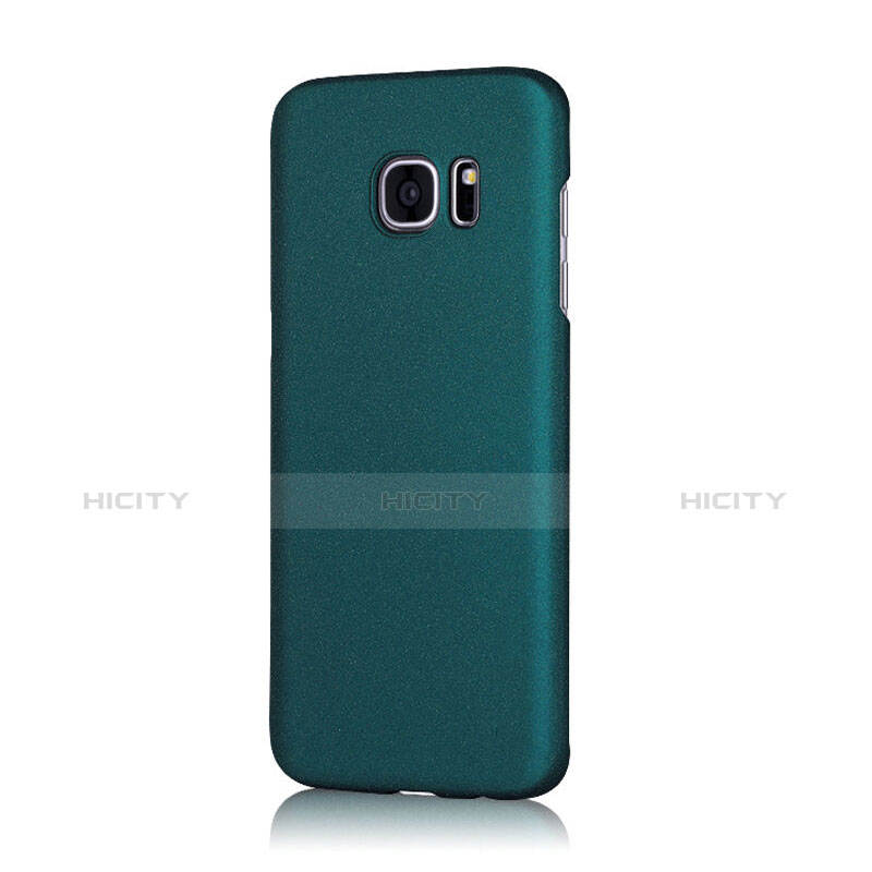 Funda Dura Plastico Rigida Fino Arenisca para Samsung Galaxy S7 Edge G935F Verde