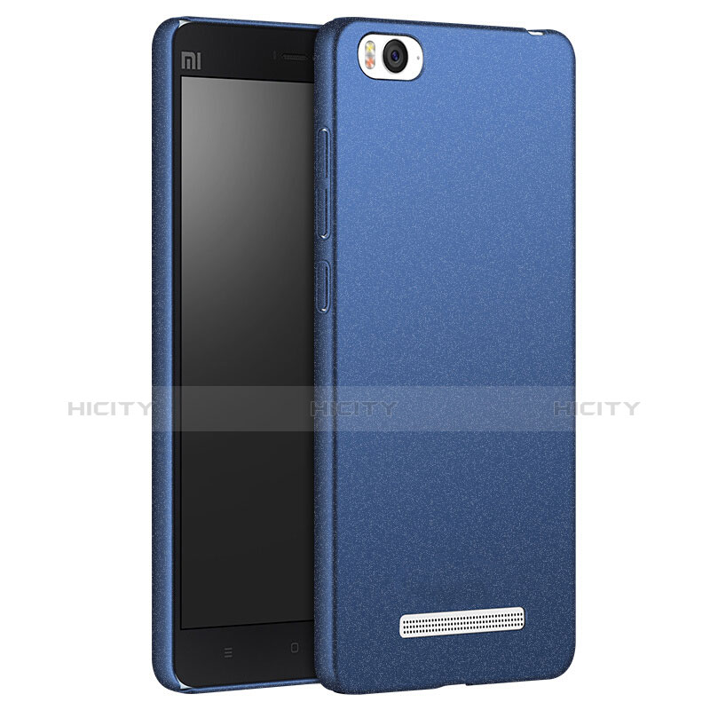 Funda Dura Plastico Rigida Fino Arenisca para Xiaomi Mi 4C Azul