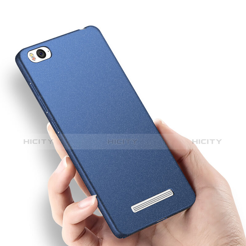 Funda Dura Plastico Rigida Fino Arenisca para Xiaomi Mi 4C Azul