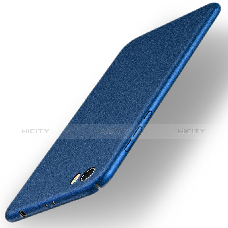 Funda Dura Plastico Rigida Fino Arenisca para Xiaomi Mi 5 Azul
