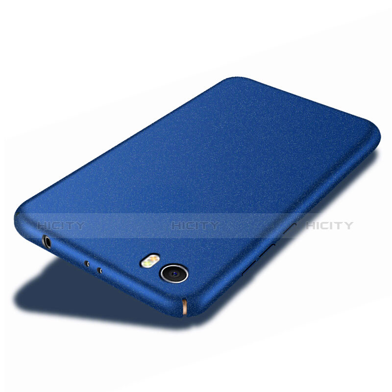 Funda Dura Plastico Rigida Fino Arenisca para Xiaomi Mi 5 Azul