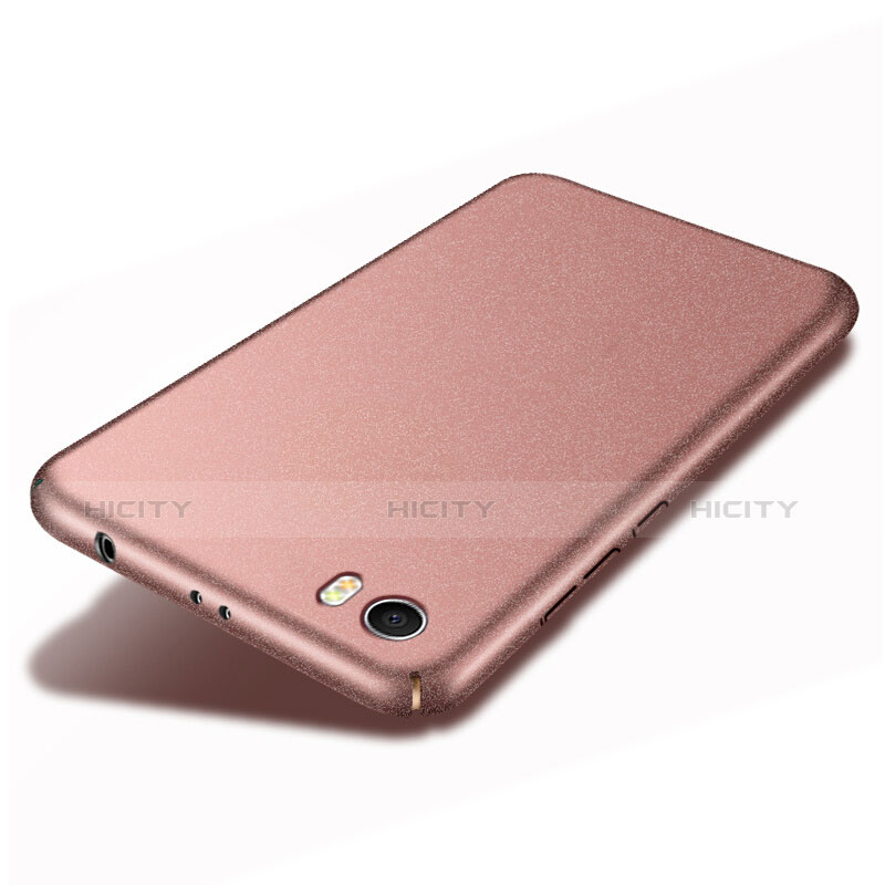 Funda Dura Plastico Rigida Fino Arenisca para Xiaomi Mi 5 Rosa