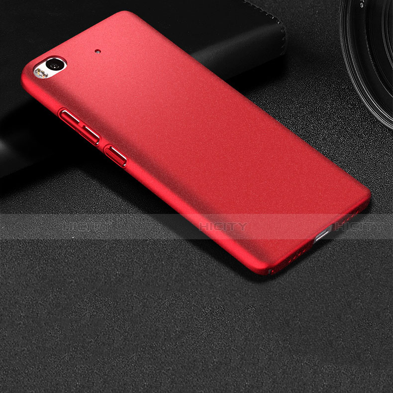 Funda Dura Plastico Rigida Fino Arenisca para Xiaomi Mi 5S 4G Rojo