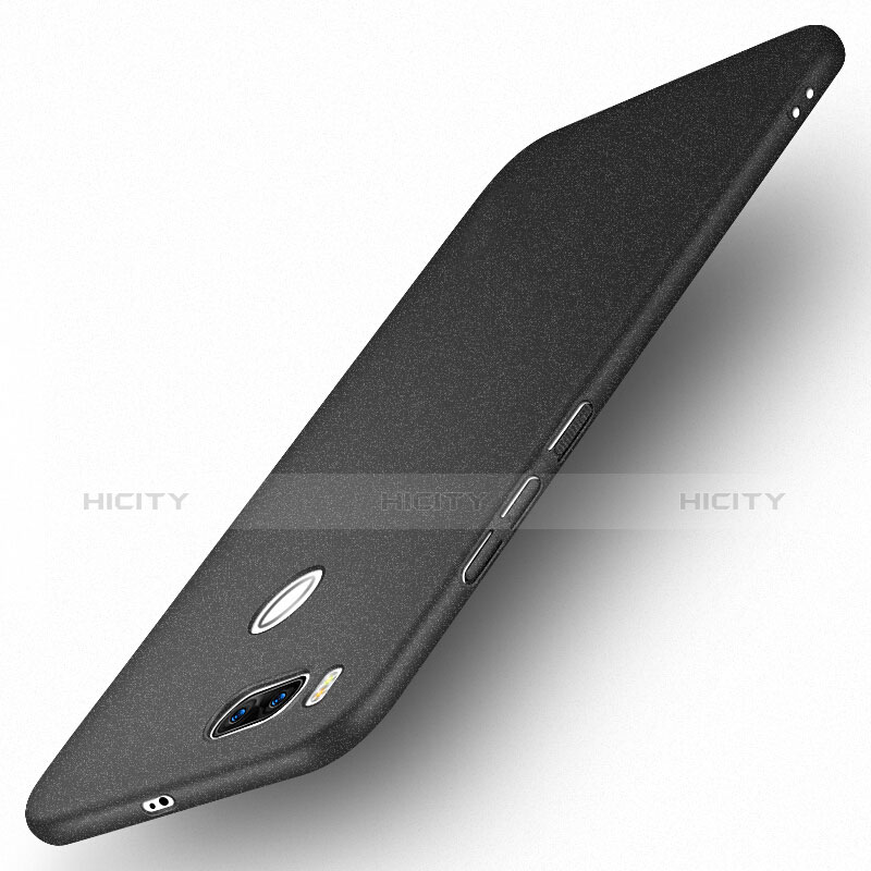 Funda Dura Plastico Rigida Fino Arenisca para Xiaomi Mi A1 Negro