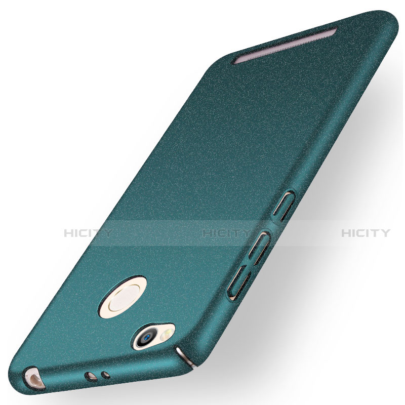 Funda Dura Plastico Rigida Fino Arenisca para Xiaomi Redmi 3 High Edition Verde