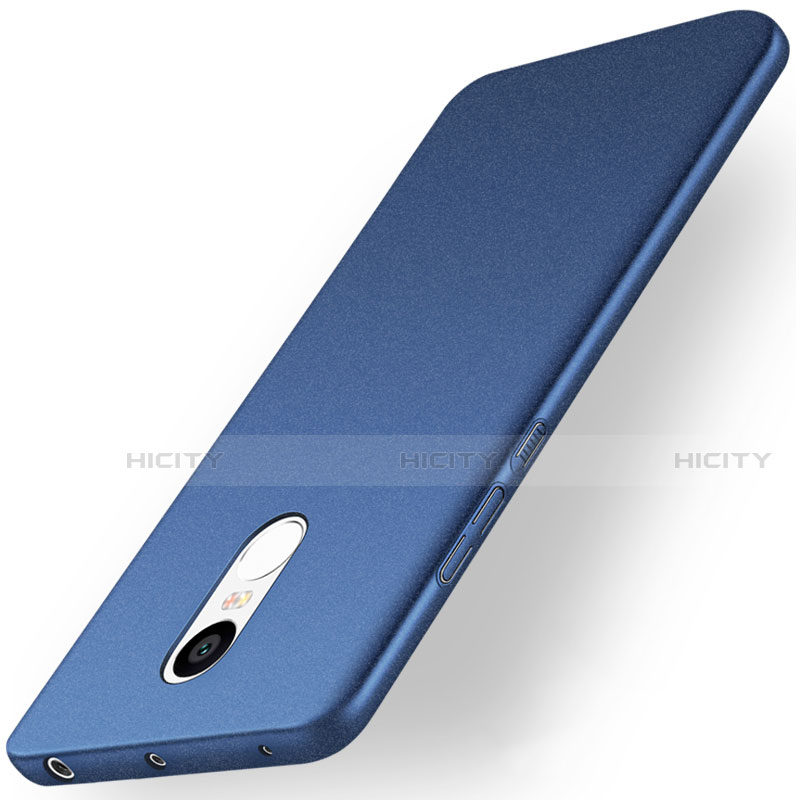 Funda Dura Plastico Rigida Fino Arenisca para Xiaomi Redmi Note 4X High Edition Azul