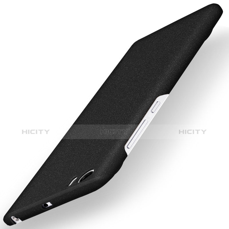 Funda Dura Plastico Rigida Fino Arenisca Q01 para Xiaomi Mi 5 Negro