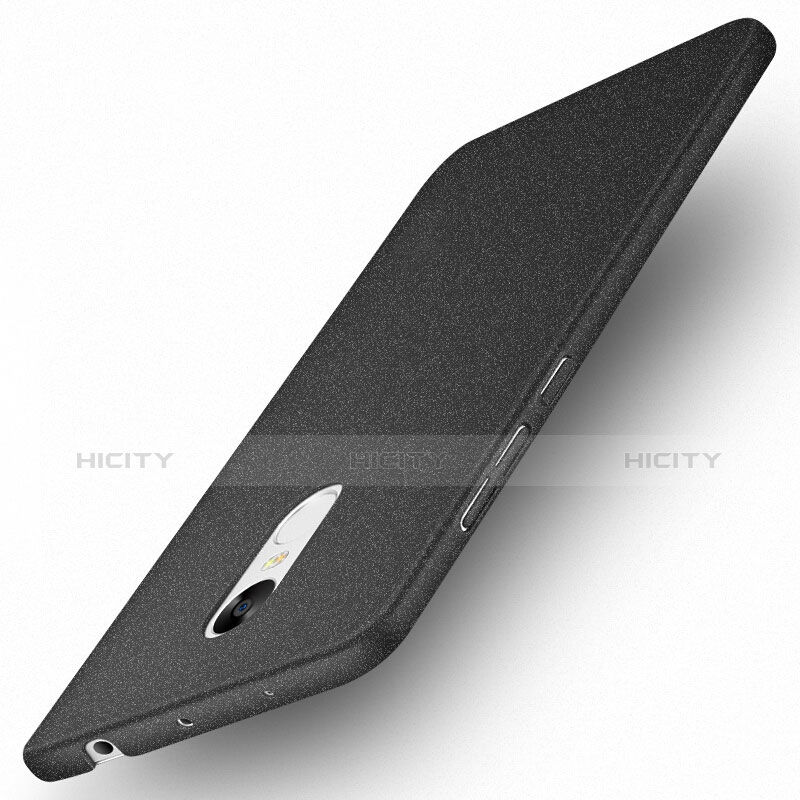 Funda Dura Plastico Rigida Fino Arenisca Q01 para Xiaomi Redmi Note 4 Negro