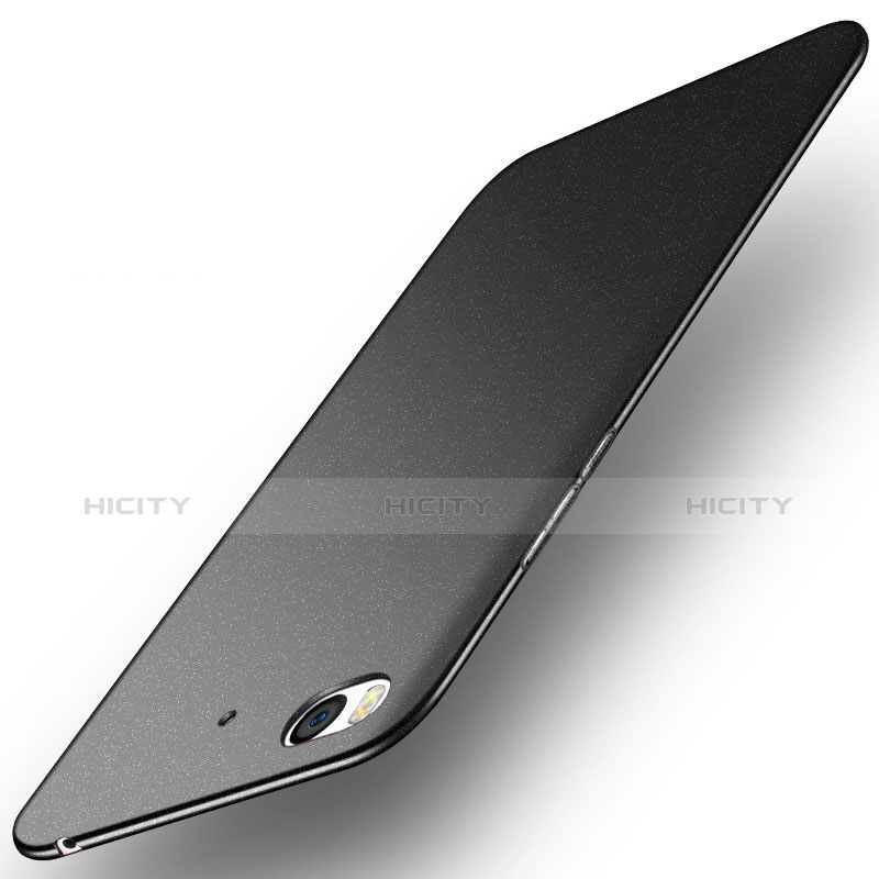 Funda Dura Plastico Rigida Fino Arenisca Q02 para Xiaomi Mi 5S Negro