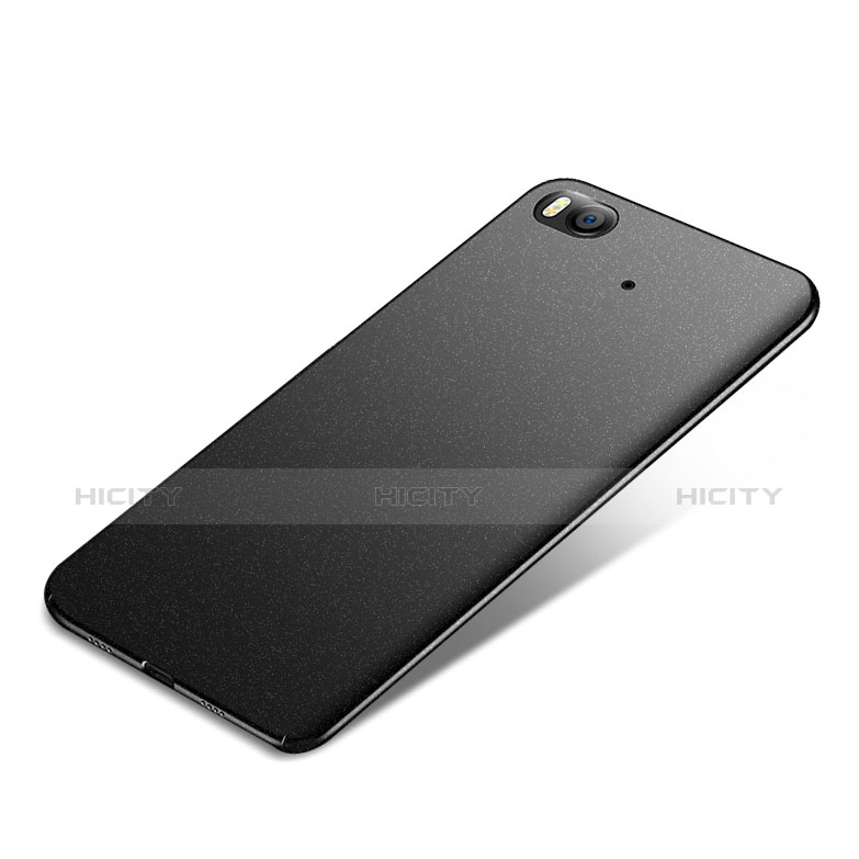 Funda Dura Plastico Rigida Fino Arenisca Q02 para Xiaomi Mi 5S Negro