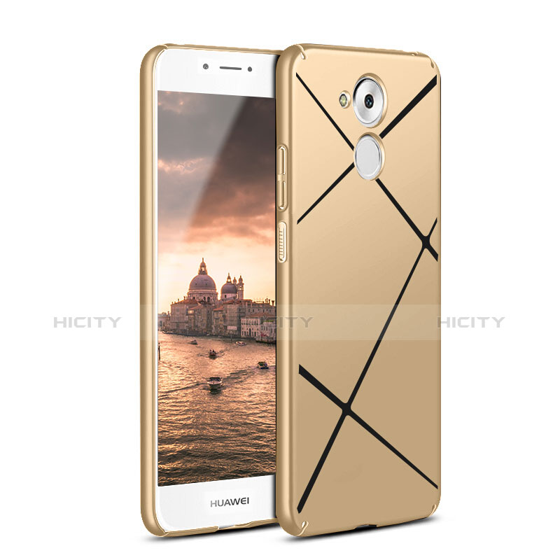 Funda Dura Plastico Rigida Line para Huawei Enjoy 6S Oro