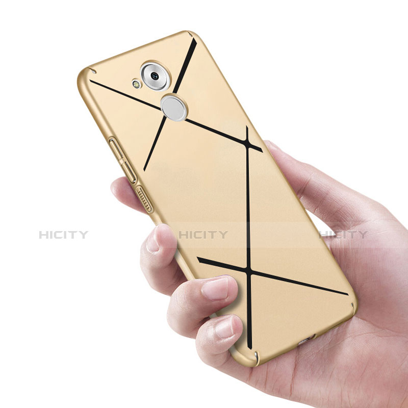 Funda Dura Plastico Rigida Line para Huawei Enjoy 6S Oro