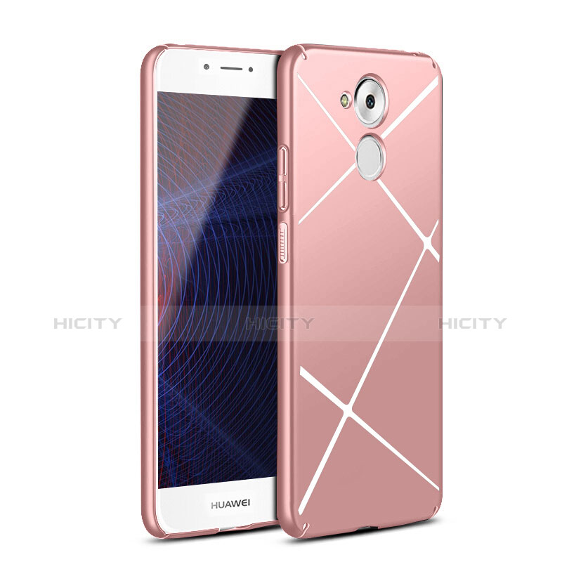 Funda Dura Plastico Rigida Line para Huawei Enjoy 6S Oro Rosa