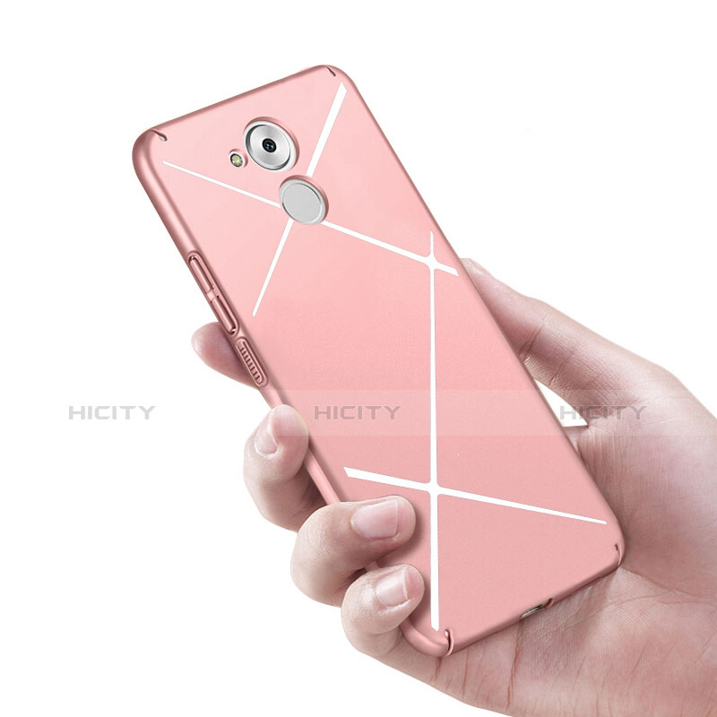 Funda Dura Plastico Rigida Line para Huawei Enjoy 6S Oro Rosa