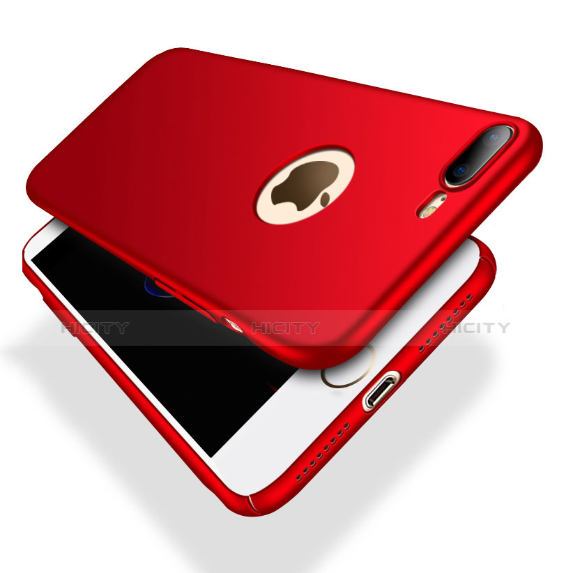 Funda Dura Plastico Rigida Mate C01 para Apple iPhone 7 Plus Rojo