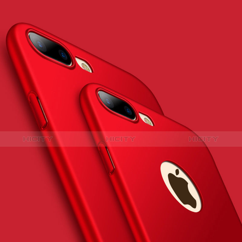 Funda Dura Plastico Rigida Mate C01 para Apple iPhone 7 Plus Rojo