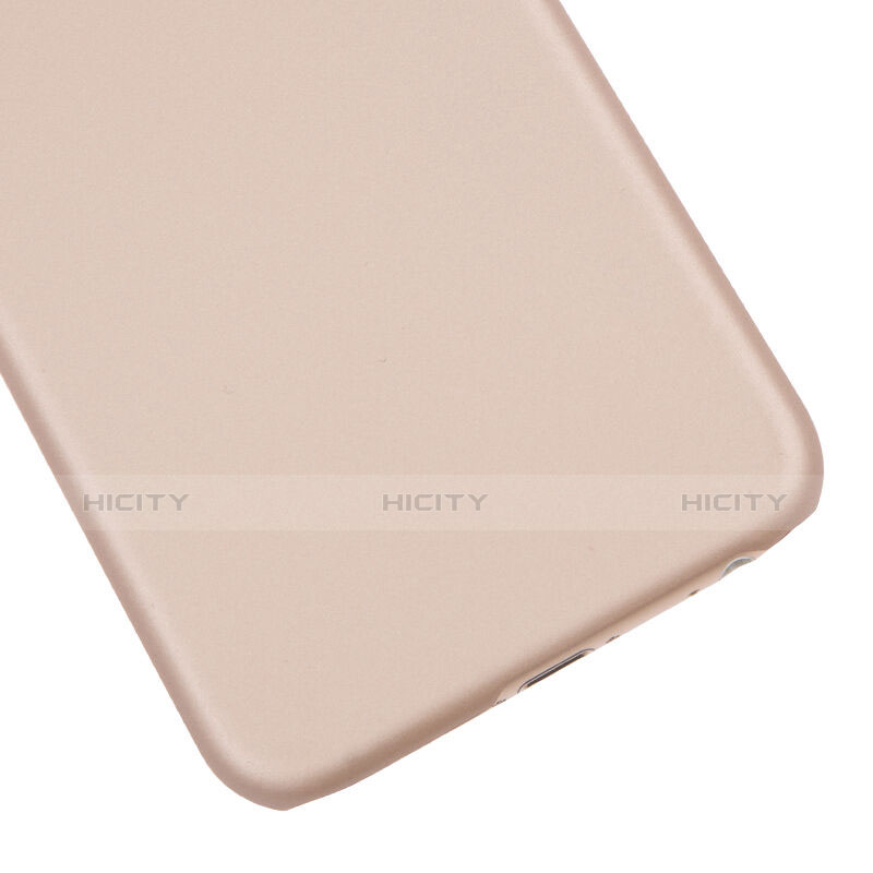 Funda Dura Plastico Rigida Mate con Agujero para Apple iPhone 6 Plus Oro Rosa