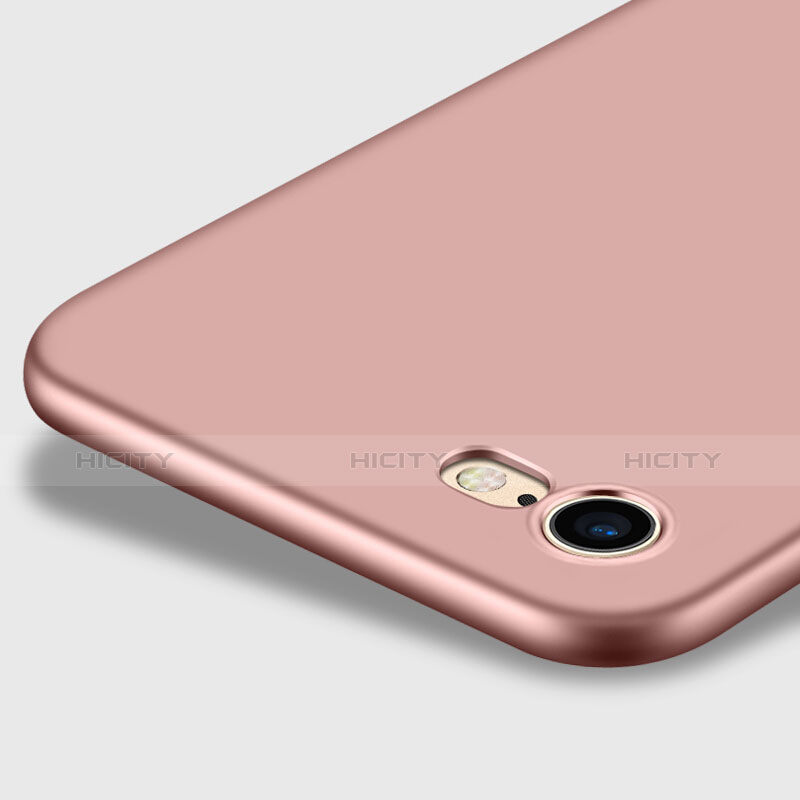 Funda Dura Plastico Rigida Mate con Anillo de dedo Soporte para Apple iPhone 7 Rosa