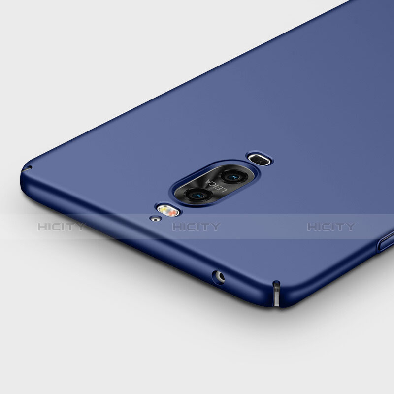 Funda Dura Plastico Rigida Mate con Anillo de dedo Soporte para Huawei Mate 9 Pro Azul