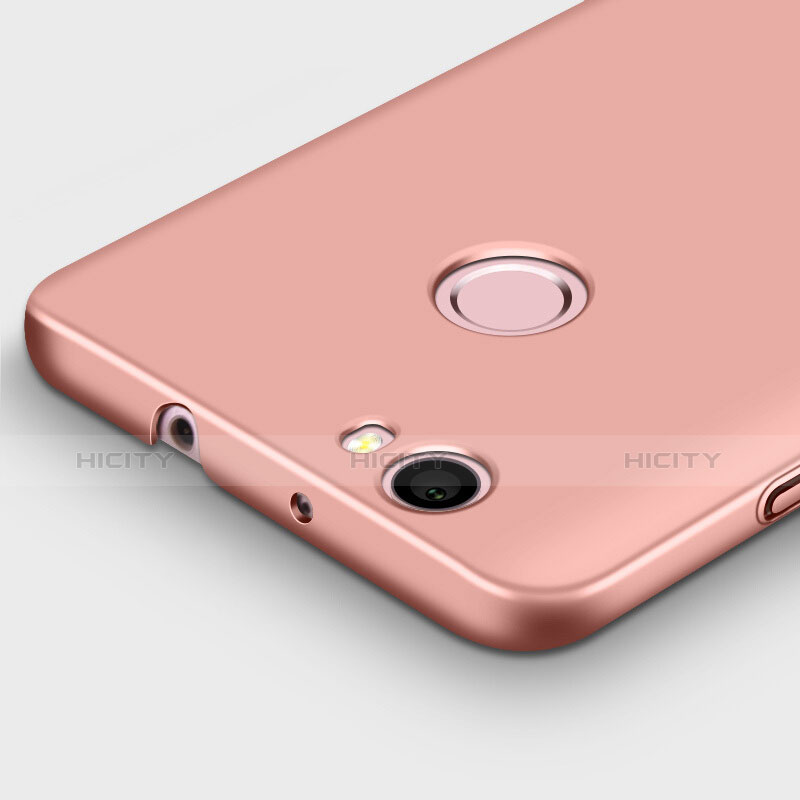 Funda Dura Plastico Rigida Mate con Anillo de dedo Soporte para Huawei Nova Oro Rosa