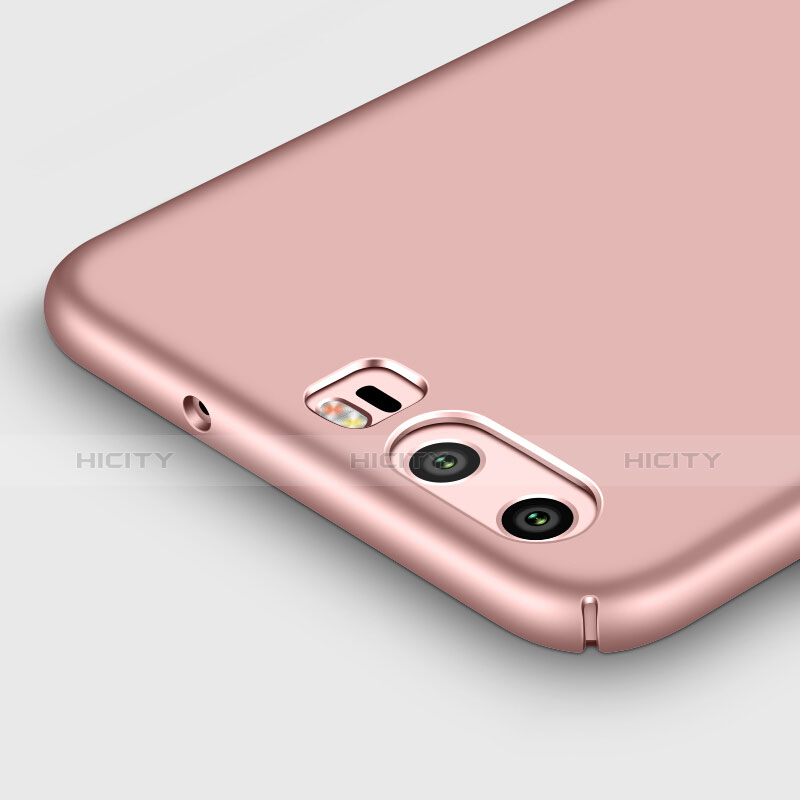 Funda Dura Plastico Rigida Mate con Anillo de dedo Soporte para Huawei P10 Plus Rosa