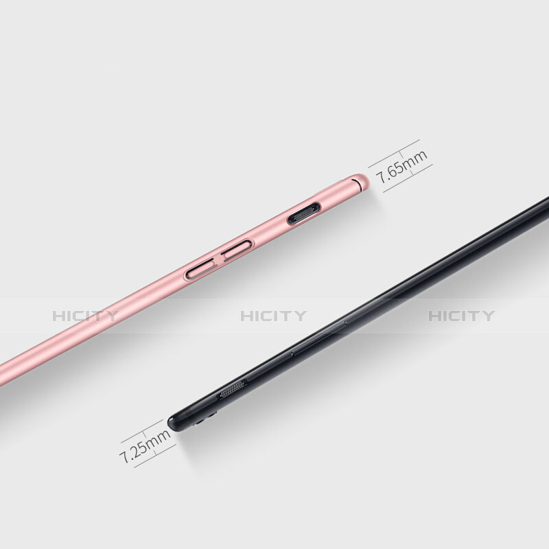 Funda Dura Plastico Rigida Mate con Anillo de dedo Soporte para OnePlus 5 Oro Rosa