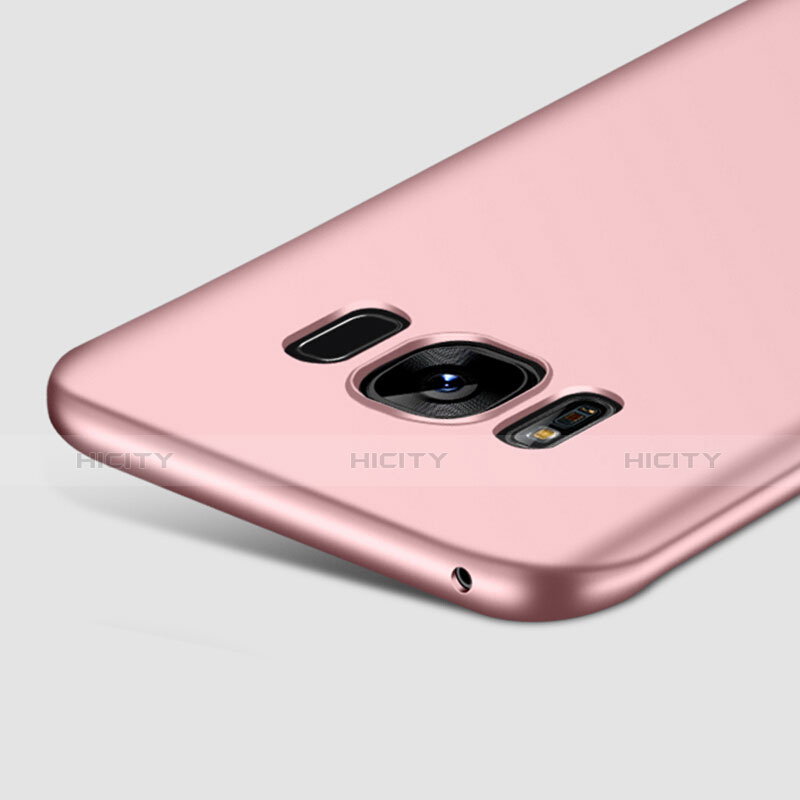 Funda Dura Plastico Rigida Mate con Anillo de dedo Soporte para Samsung Galaxy S8 Rosa