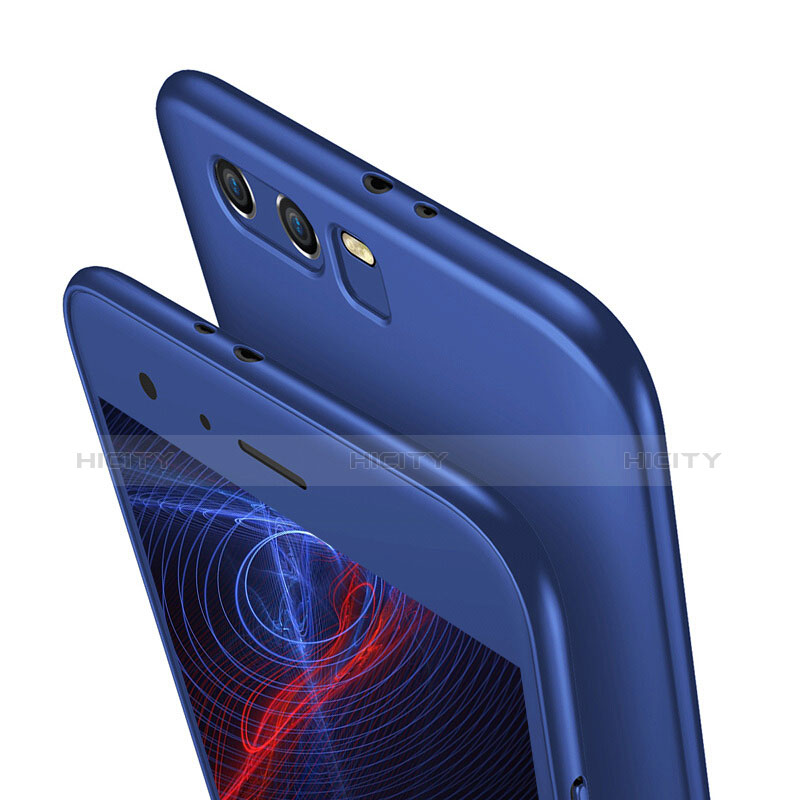 Funda Dura Plastico Rigida Mate Frontal y Trasera 360 Grados para Huawei Honor 9 Premium Azul