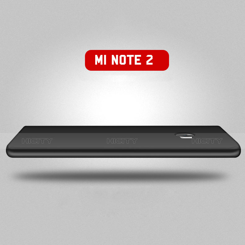 Funda Dura Plastico Rigida Mate Frontal y Trasera 360 Grados para Xiaomi Mi Note 2 Special Edition Negro