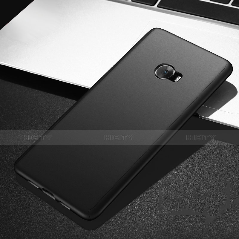 Funda Dura Plastico Rigida Mate Frontal y Trasera 360 Grados para Xiaomi Mi Note 2 Special Edition Negro