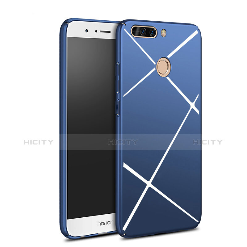 Funda Dura Plastico Rigida Mate Line para Huawei Honor 8 Pro Azul