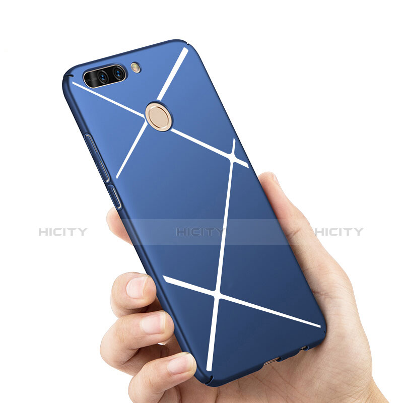 Funda Dura Plastico Rigida Mate Line para Huawei Honor V9 Azul