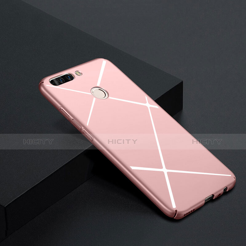 Funda Dura Plastico Rigida Mate Line para Huawei Honor V9 Oro Rosa