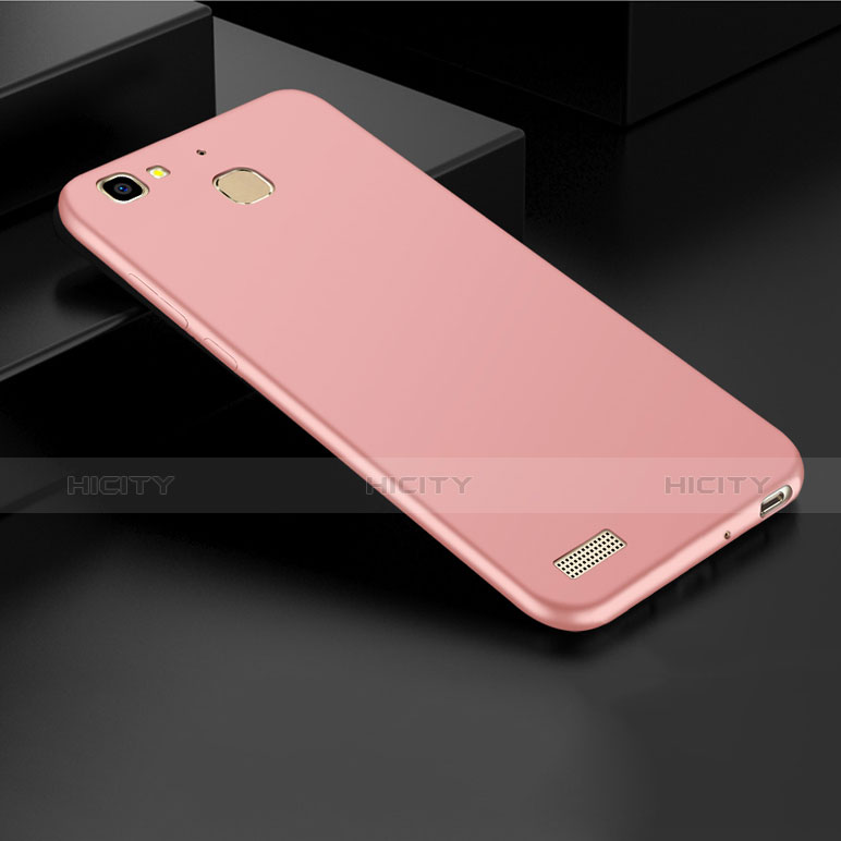 Funda Dura Plastico Rigida Mate M01 para Huawei Enjoy 5S Oro Rosa