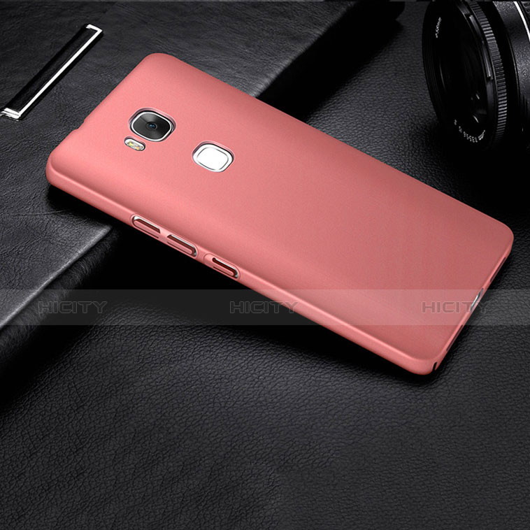 Funda Dura Plastico Rigida Mate M01 para Huawei GR5 Oro Rosa