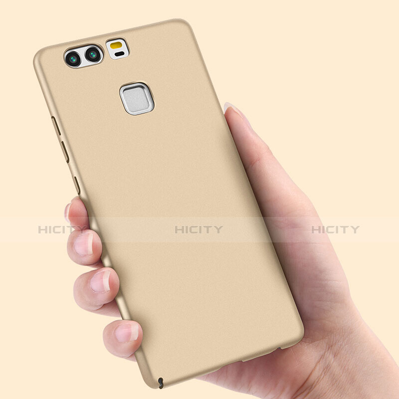 Funda Dura Plastico Rigida Mate M01 para Huawei P9 Oro