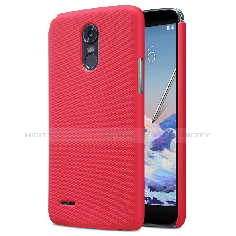 Funda Dura Plastico Rigida Mate M01 para LG Stylus 3 Rojo