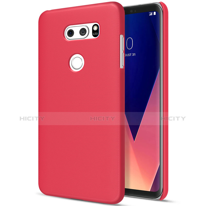 Funda Dura Plastico Rigida Mate M01 para LG V30 Rojo