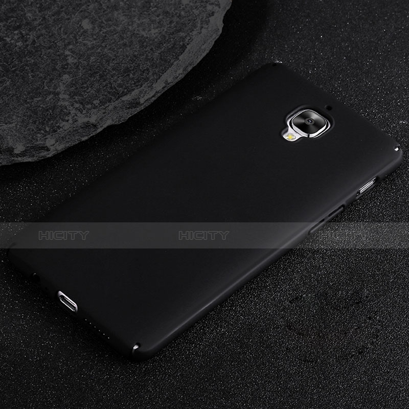 Funda Dura Plastico Rigida Mate M01 para OnePlus 3 Negro