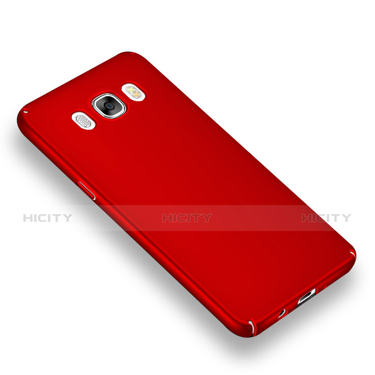 Funda Dura Plastico Rigida Mate M01 para Samsung Galaxy J7 (2016) J710F J710FN Rojo