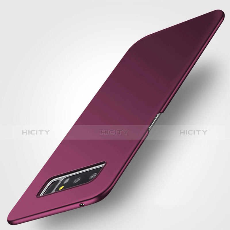 Funda Dura Plastico Rigida Mate M01 para Samsung Galaxy Note 8 Duos N950F Morado