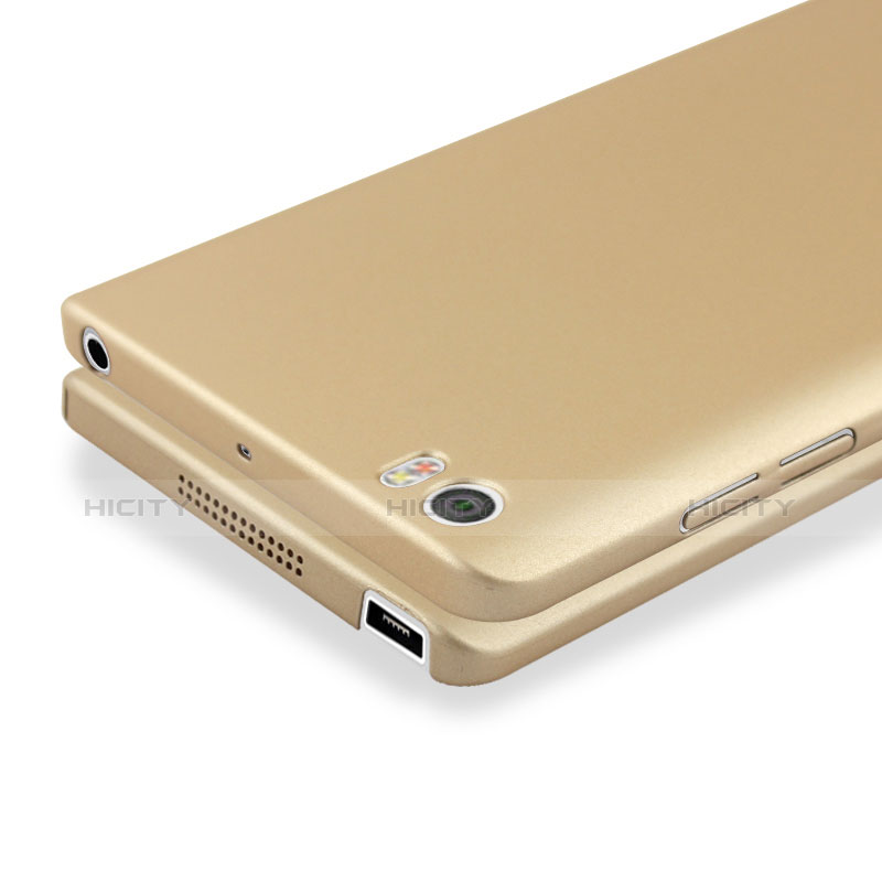 Funda Dura Plastico Rigida Mate M01 para Xiaomi Mi Note Oro