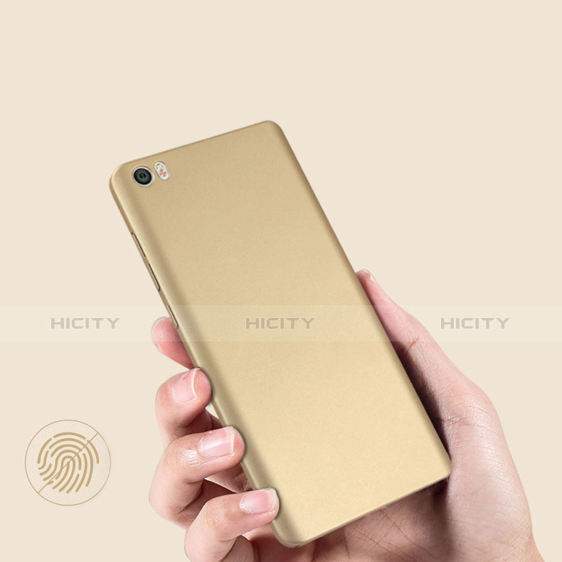 Funda Dura Plastico Rigida Mate M01 para Xiaomi Mi Note Oro