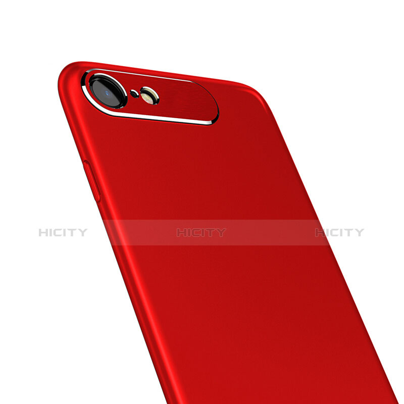 Funda Dura Plastico Rigida Mate M02 para Apple iPhone 7 Rojo