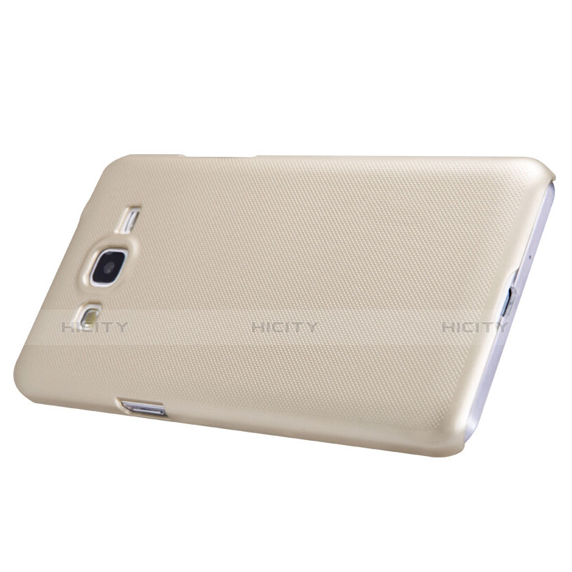 Funda Dura Plastico Rigida Mate M02 para Samsung Galaxy Grand Prime 4G G531F Duos TV Oro