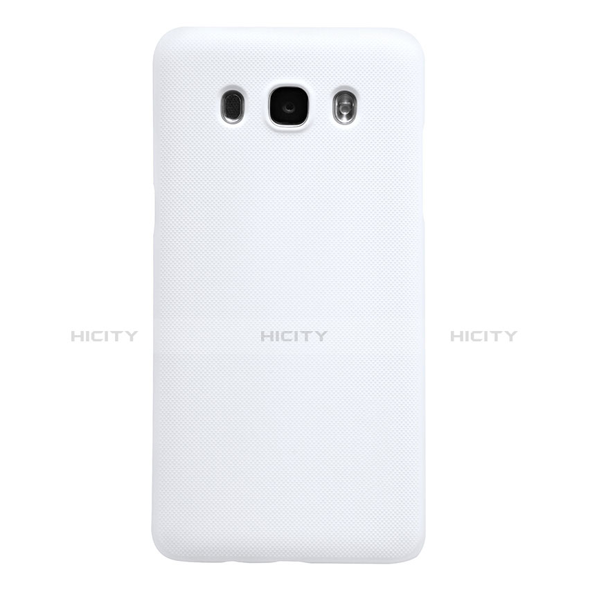 Funda Dura Plastico Rigida Mate M02 para Samsung Galaxy J5 Duos (2016) Blanco