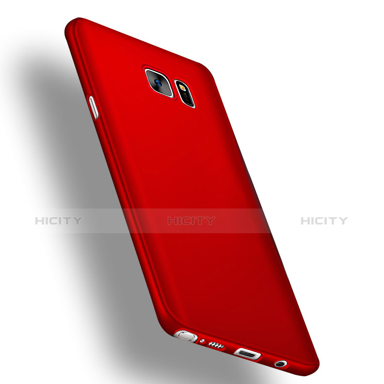 Funda Dura Plastico Rigida Mate M02 para Samsung Galaxy Note 5 N9200 N920 N920F Rojo