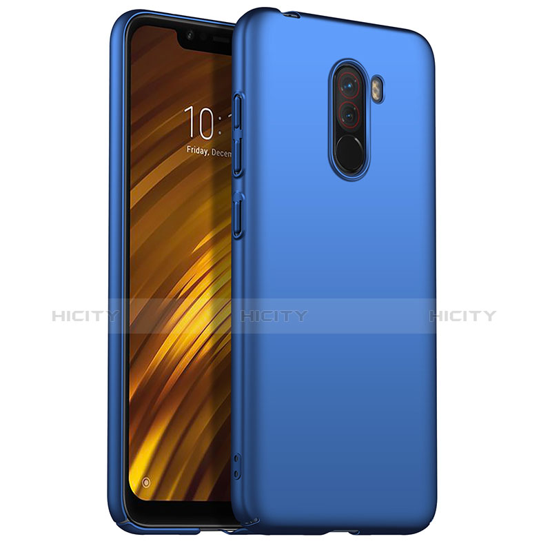 Funda Dura Plastico Rigida Mate M02 para Xiaomi Pocophone F1 Azul