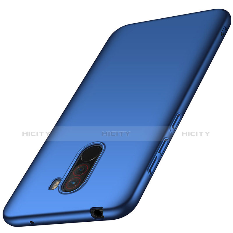 Funda Dura Plastico Rigida Mate M02 para Xiaomi Pocophone F1 Azul