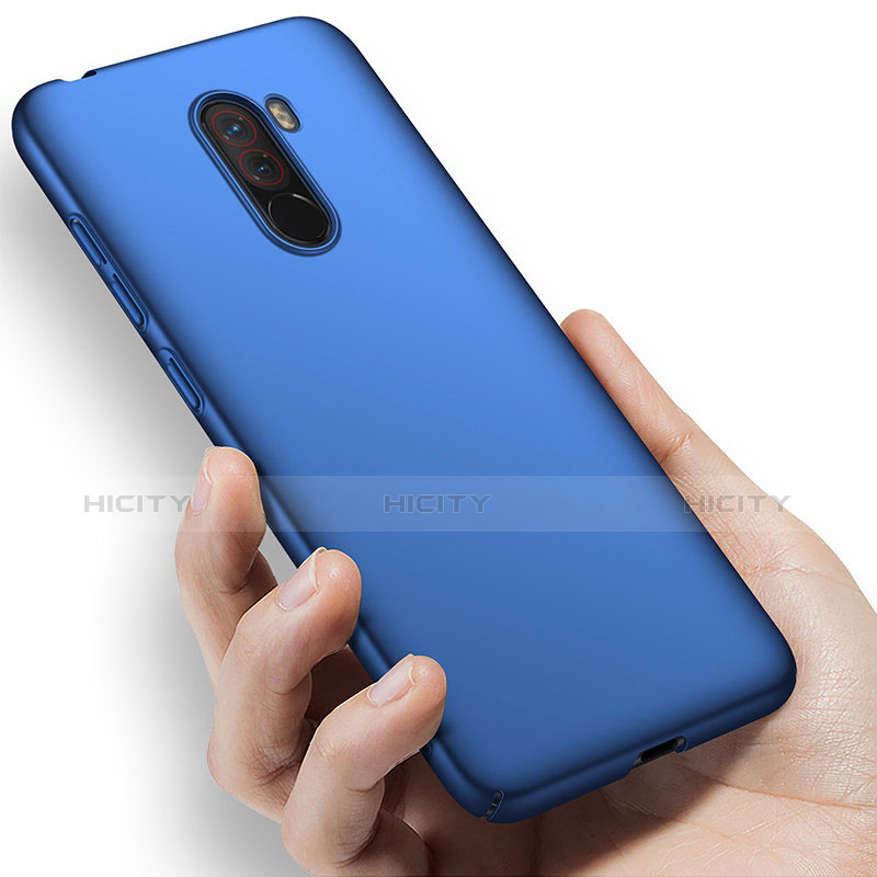 Funda Dura Plastico Rigida Mate M02 para Xiaomi Pocophone F1 Azul